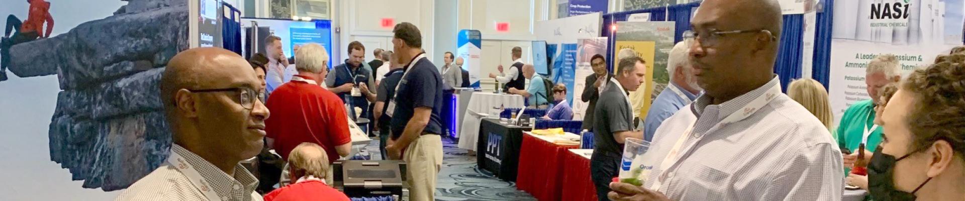Charleston 2022 attendees and displays image Charleston 2022 attendees and displays